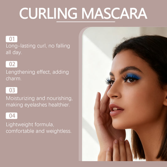 Zephoco Long Sublime Thrill Curling Mascara – Buildable Volume & Defined Lash Look