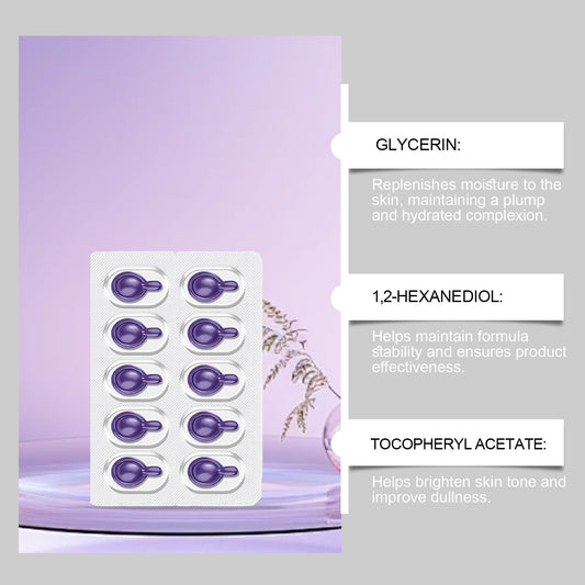 Moxirea Brightening & Hydrating Facial Serum Capsules