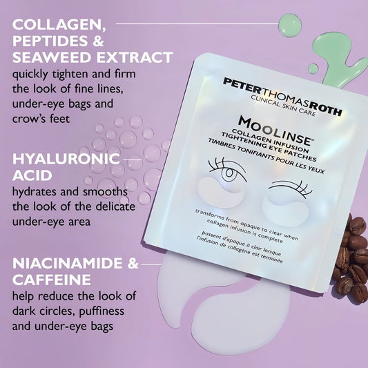Collagen Brightening & Firming Eye Patches with Niacinamide & Hyaluronic Acid