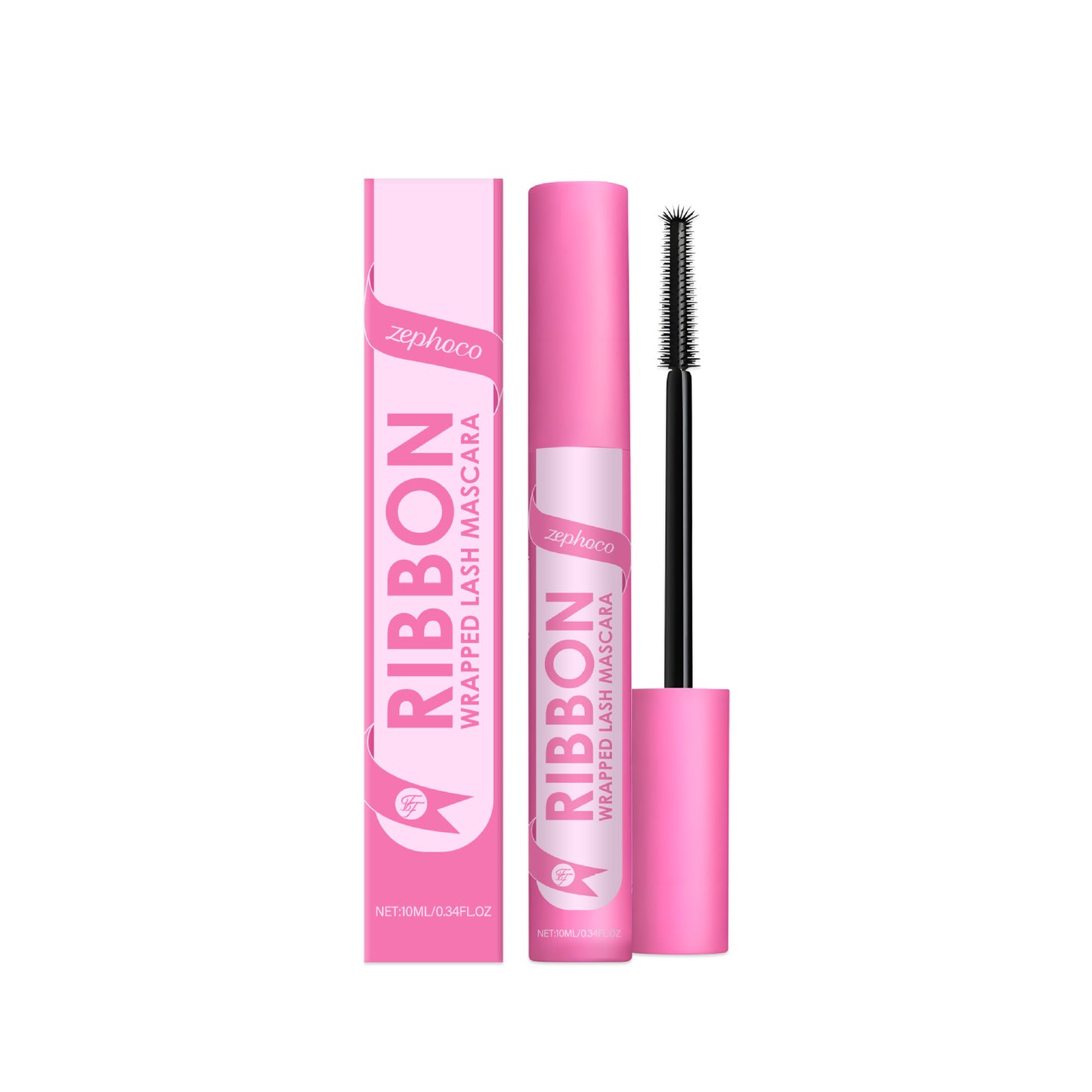 Zephoco Ribbon Wrapped Lash Mascara – Waterproof, Slimming Lash Effect & Smooth Application
