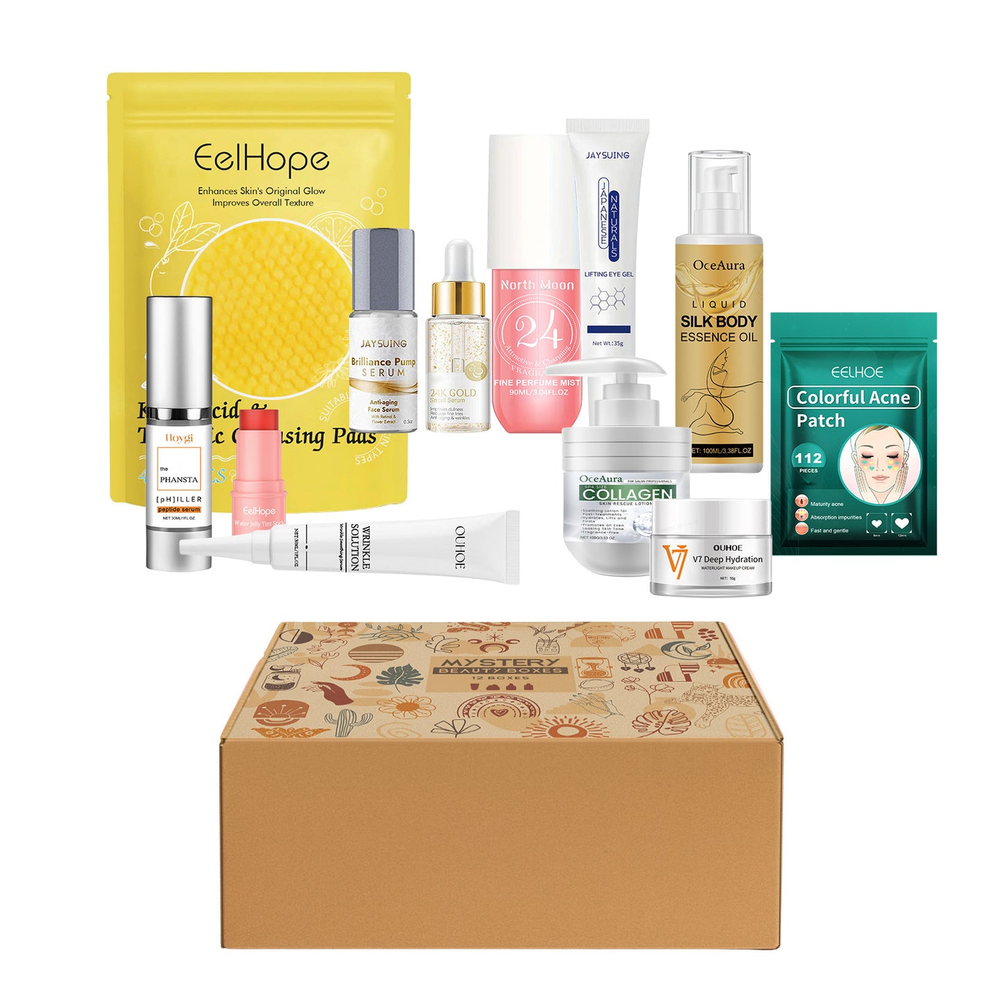 Skincare & Makeup Mystery Blind Box – Assorted Beauty Essentials Gift Set