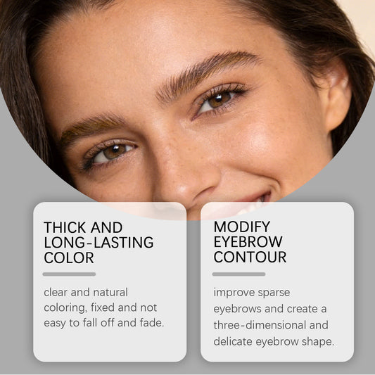 Zephoco Long-Lasting Dye Eyebrow Gel – Natural Shaping & Smudge-Resistant Brow Formula