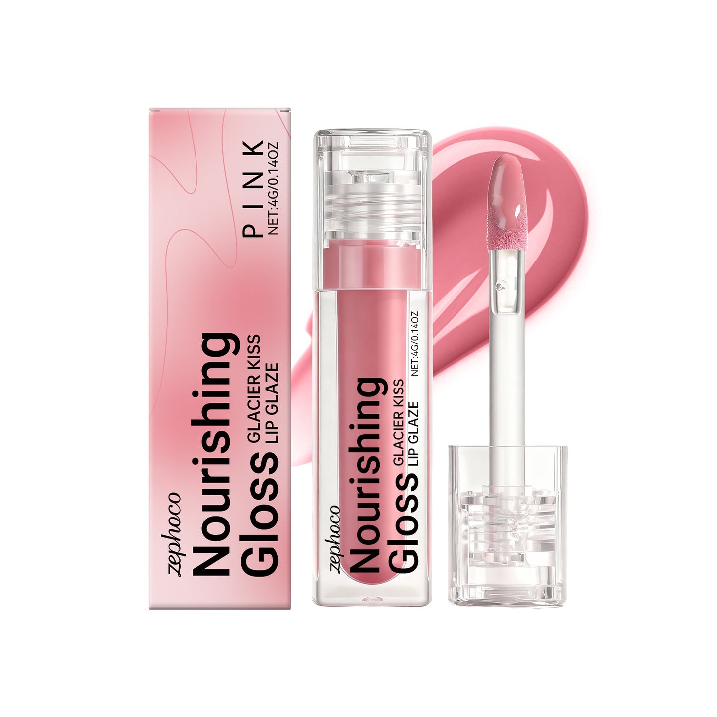 Zephoco Nourishing Lip Gloss – Glazed Shine for Smooth, Defined Lips
