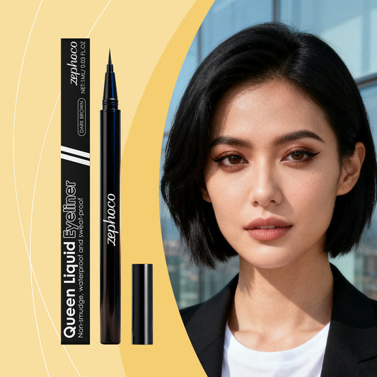 Zephoco Queen Liquid Eyeliner – Precision Tip Eye Liner Pen