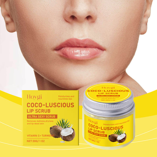 Hoygi Coco-Luscious Lip Scrub – Gentle Exfoliation, Moisturizing & Refreshing Care