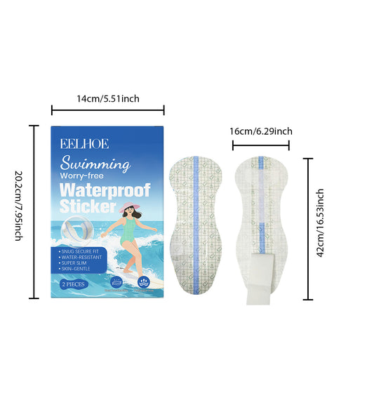 EELHOE Swimming Waterproof Body Protection Sticker – Moisture Shield & Skin Comfort Care • Daily Outdoor Use (2pcs)