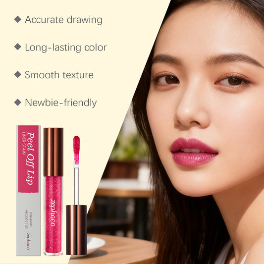 Zephoco Peel-Off Lip Tint – Long-Lasting Color, Smooth Texture & Easy Application