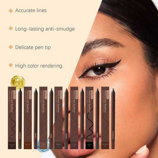 Lápiz delineador de ojos resistente al agua Zeyloco: suave, preciso y duradero