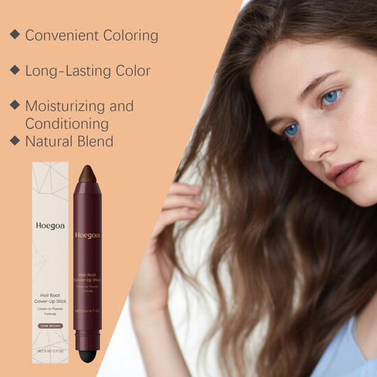 Hoegoa Hair Root Cover-Up Stick – Cream-to-Powder Formula 3.6g