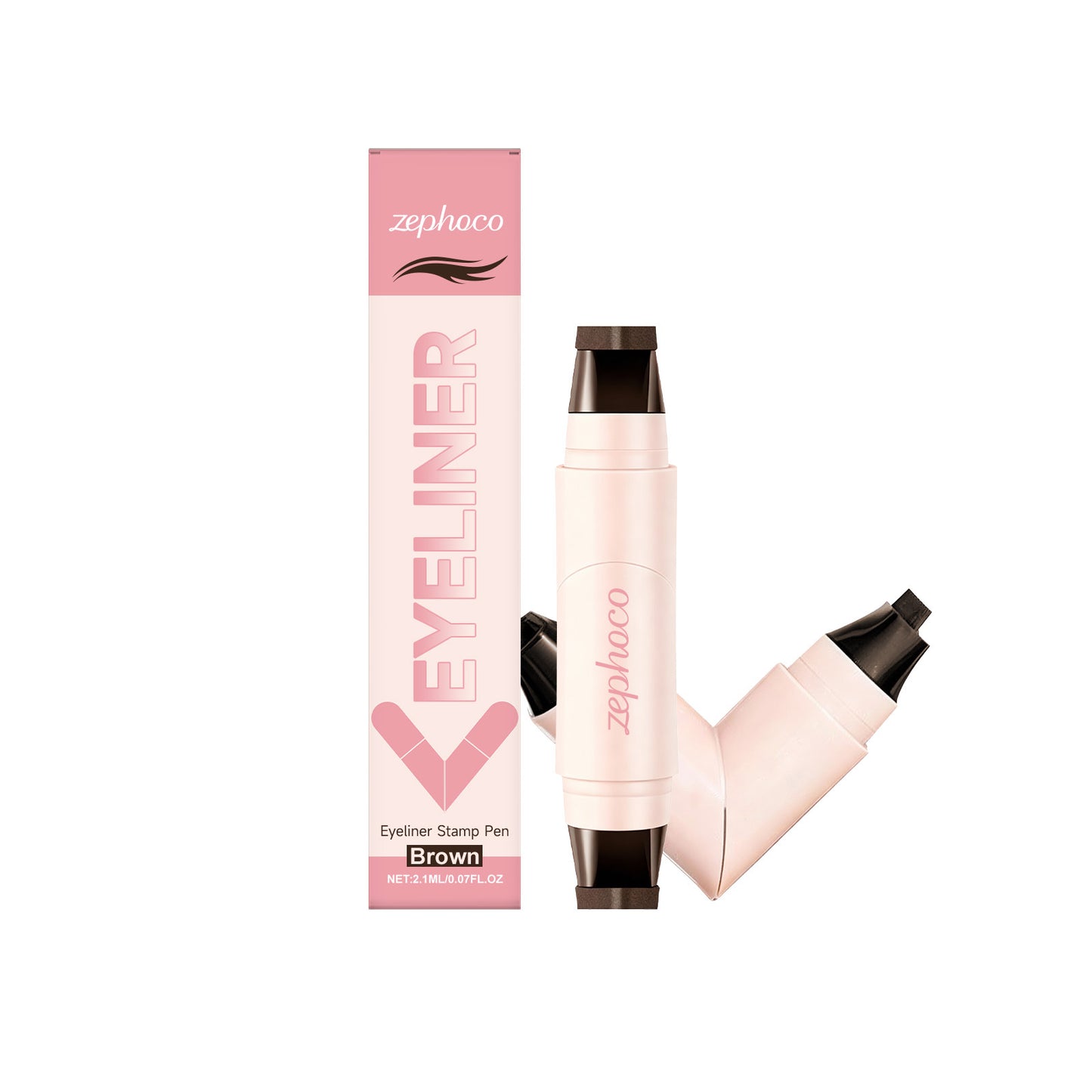 Zephoco Eyeliner Stamp Pen – Quick Winged Eye Makeup Tool