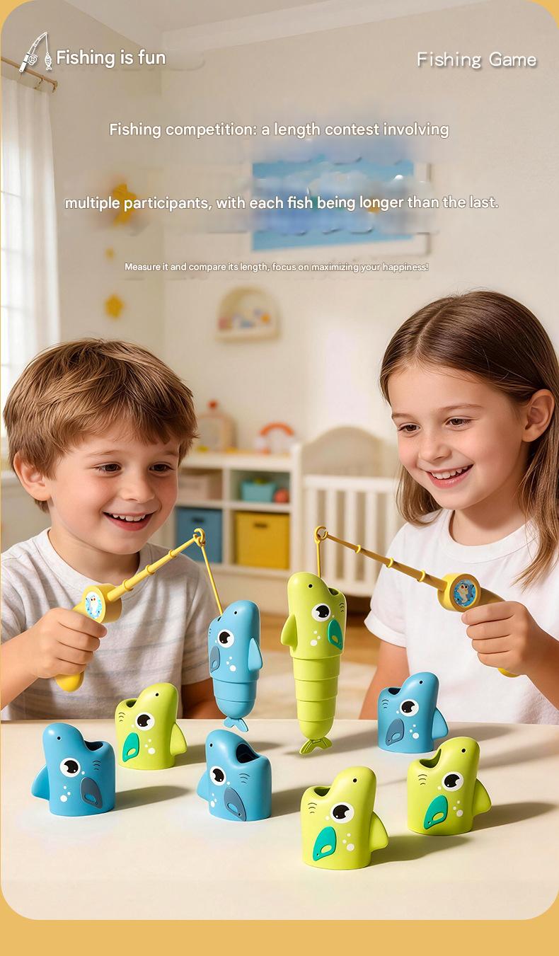 Fishing Adventure Tabletop Game – Extendable Fishing Toy for Kids & Family Interactive Play