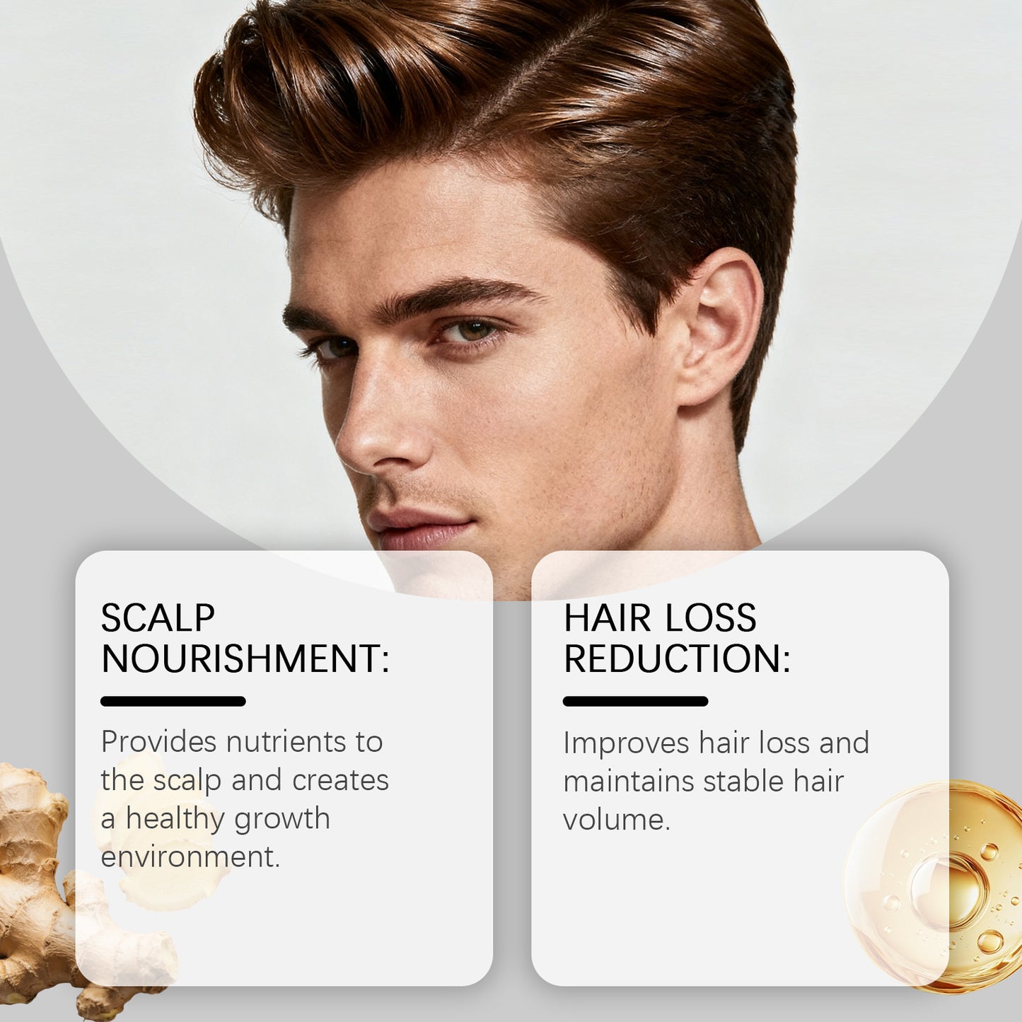 Esencia capilar con péptidos de cobre: suero nutritivo para el cuero cabelludo y el cabello (30 ml)