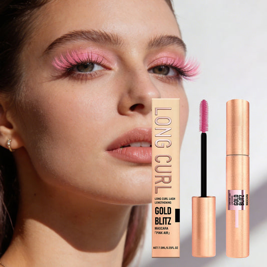 Zephoco Gold Blitz Lightweight Mascara – Buildable Lash Definition & Shimmer Finish