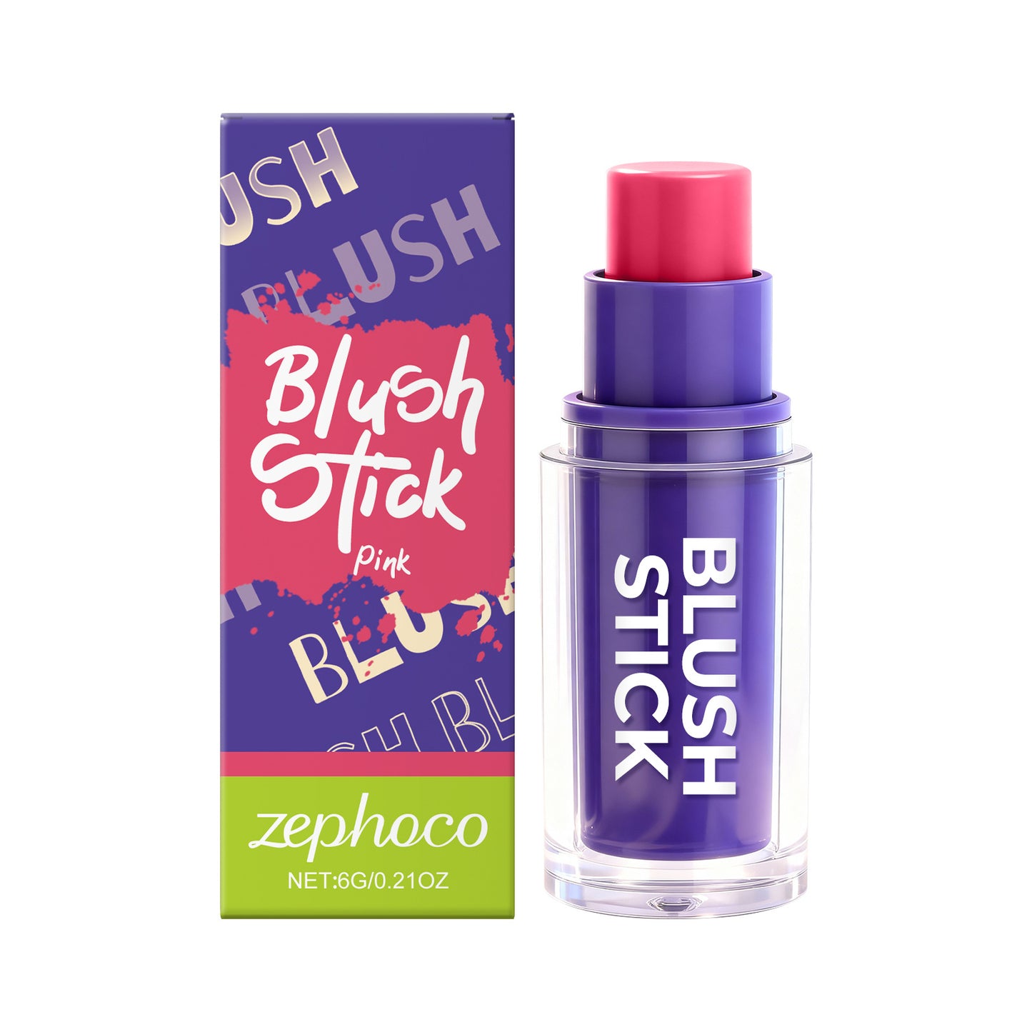 Zephoco Cream Blush Stick – Creamy Blendable Color for Natural Cheeks