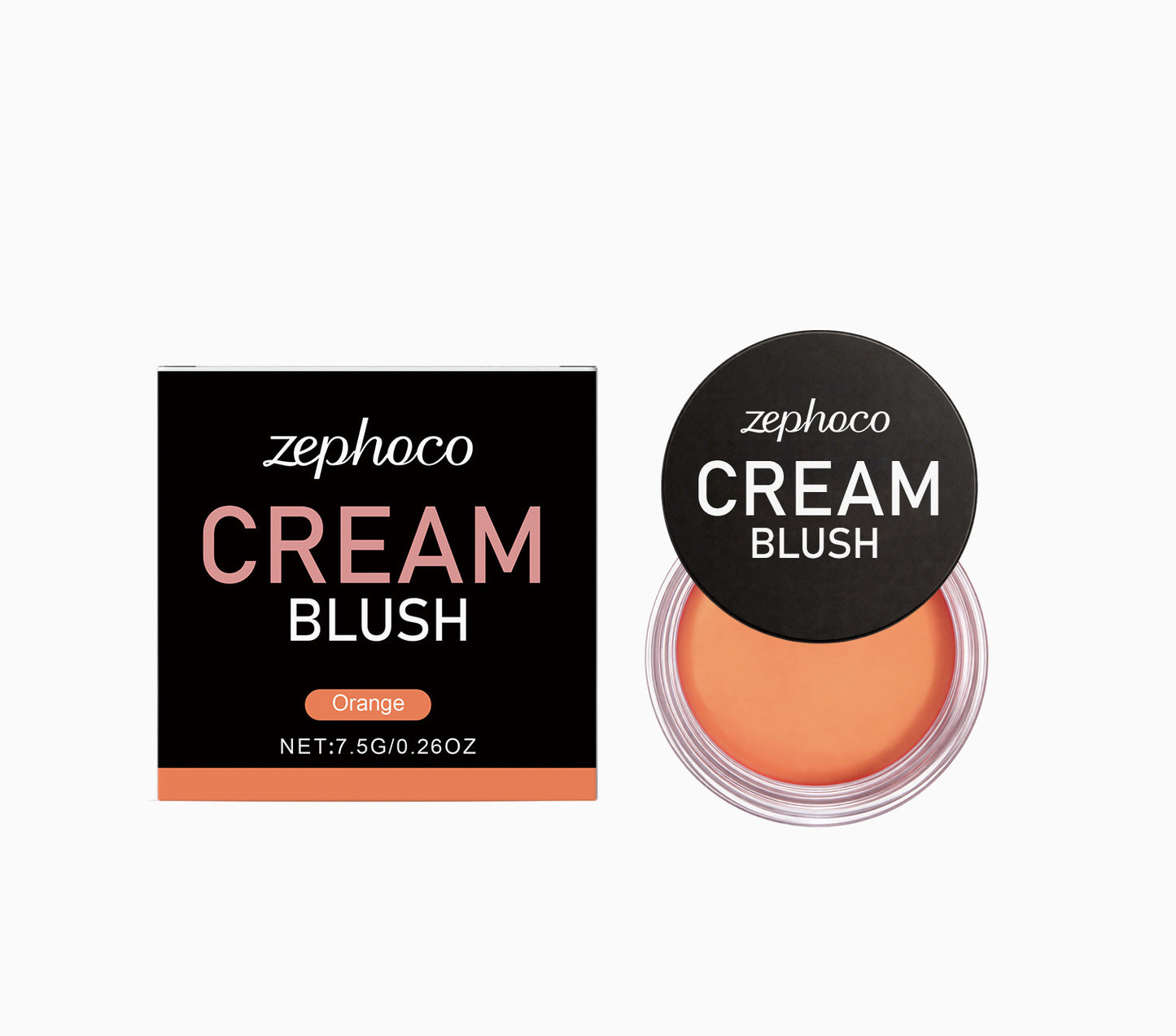 Zephoco Cream Blush – Lightweight Buildable Cream Blush with Smooth Color Payoff