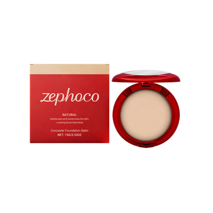 Zephoco Concealer Foundation Balm – Lightweight Coverage Makeup Compact