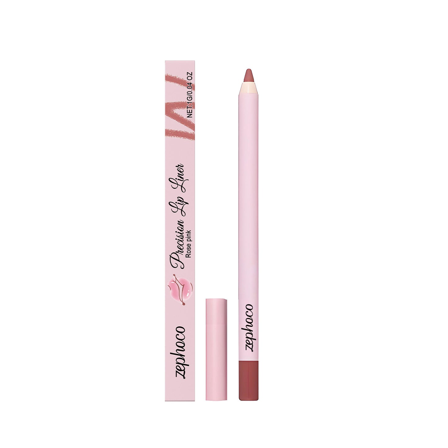 Zephoco Precision Lip Liner – Slim Pencil for Defined & Natural Lip Looks