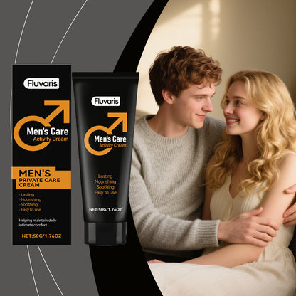 Fluvaris Mens Intimate Care Cream Lightweight Hydrating Body Care 50g