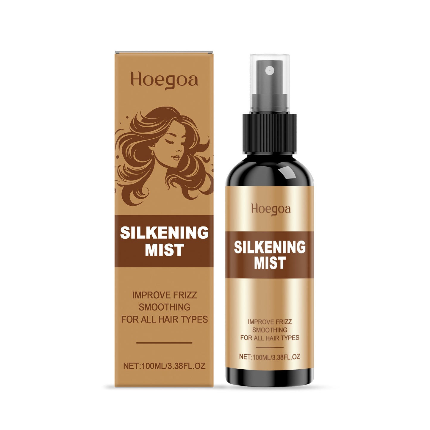 Hoegoa Silkening Mist – Spray suavizante para el cabello encrespado 100 ml