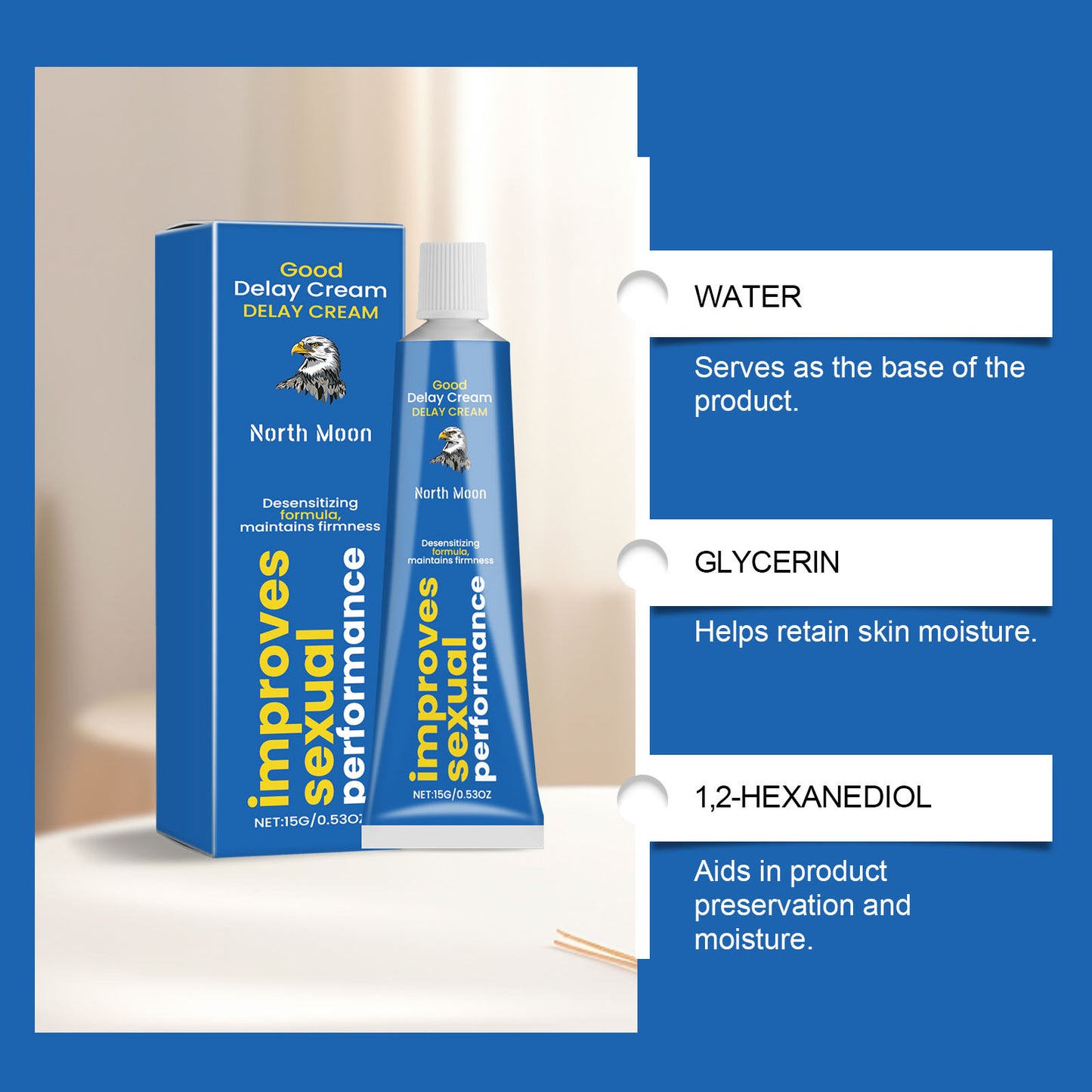 Fluvaris Men’s Intimate Care Cream – Lightweight Soothing Body Cream for Daily Comfort (15g)