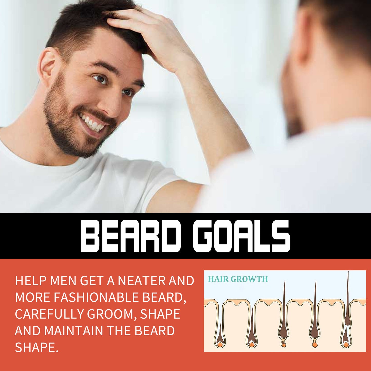 Beard Grooming Roller – Portable Beard Styling & Appearance Tool