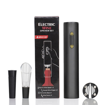 Rechargeable Electric Wine Opener Set – 4-in-1 Automatic Corkscrew Kit
