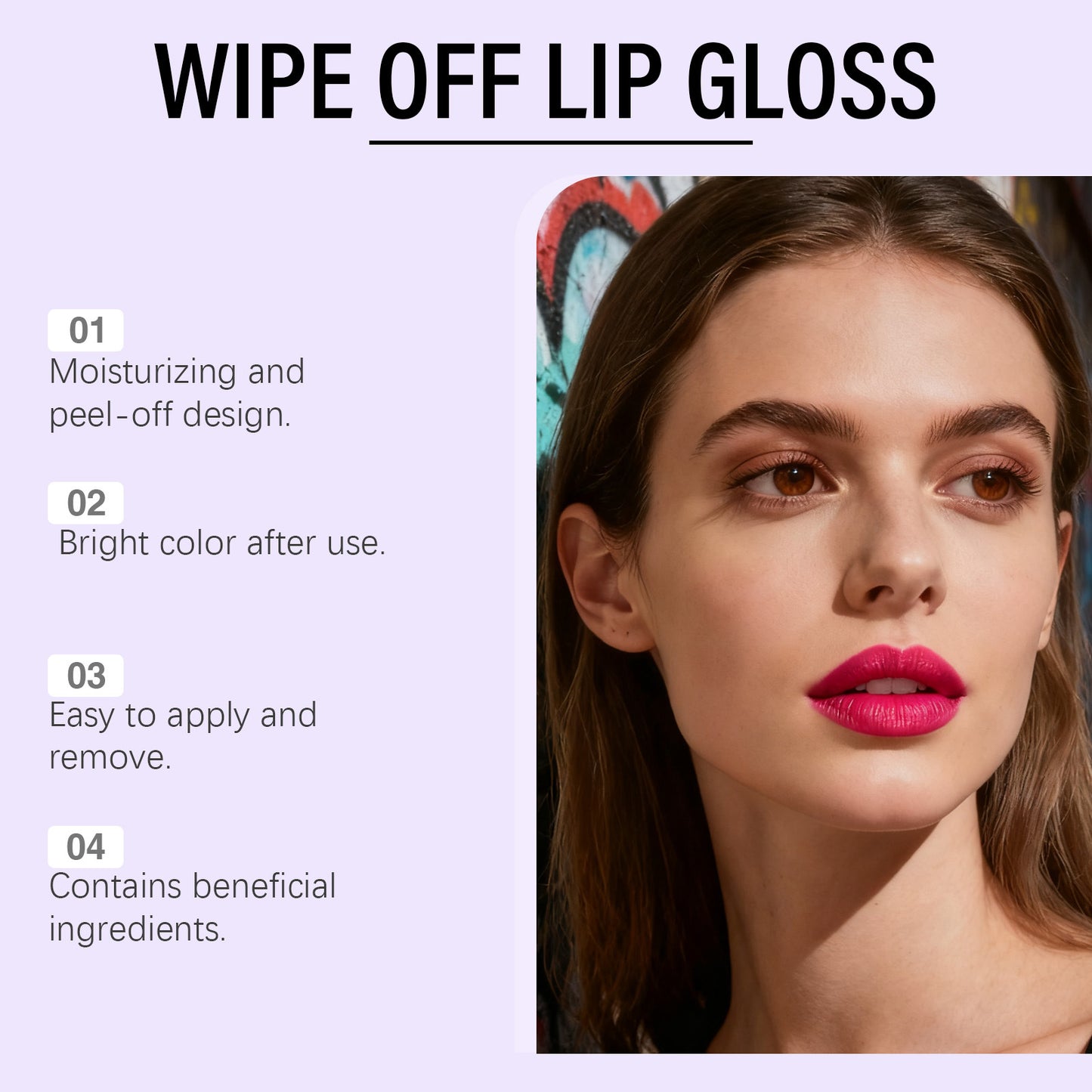 Zephoco Wipe Off Lip Gloss – Long-Lasting Color with a Lightweight Finish