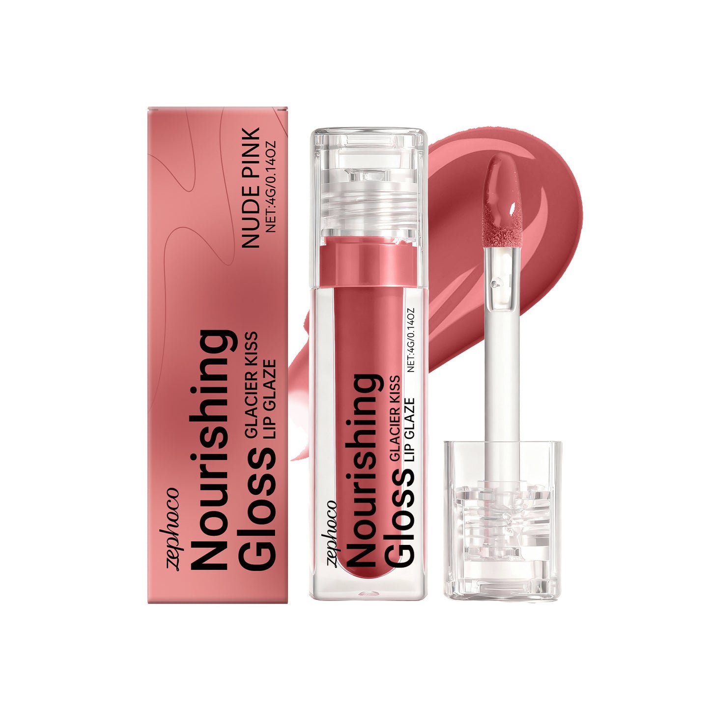 Zephoco Nourishing Lip Gloss – Glazed Shine for Smooth, Defined Lips