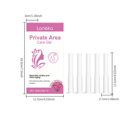 Laniska Private Area Care Gel for Women – Gentle Moisturizing Intimate Care • Daily Comfort Support (15ml)