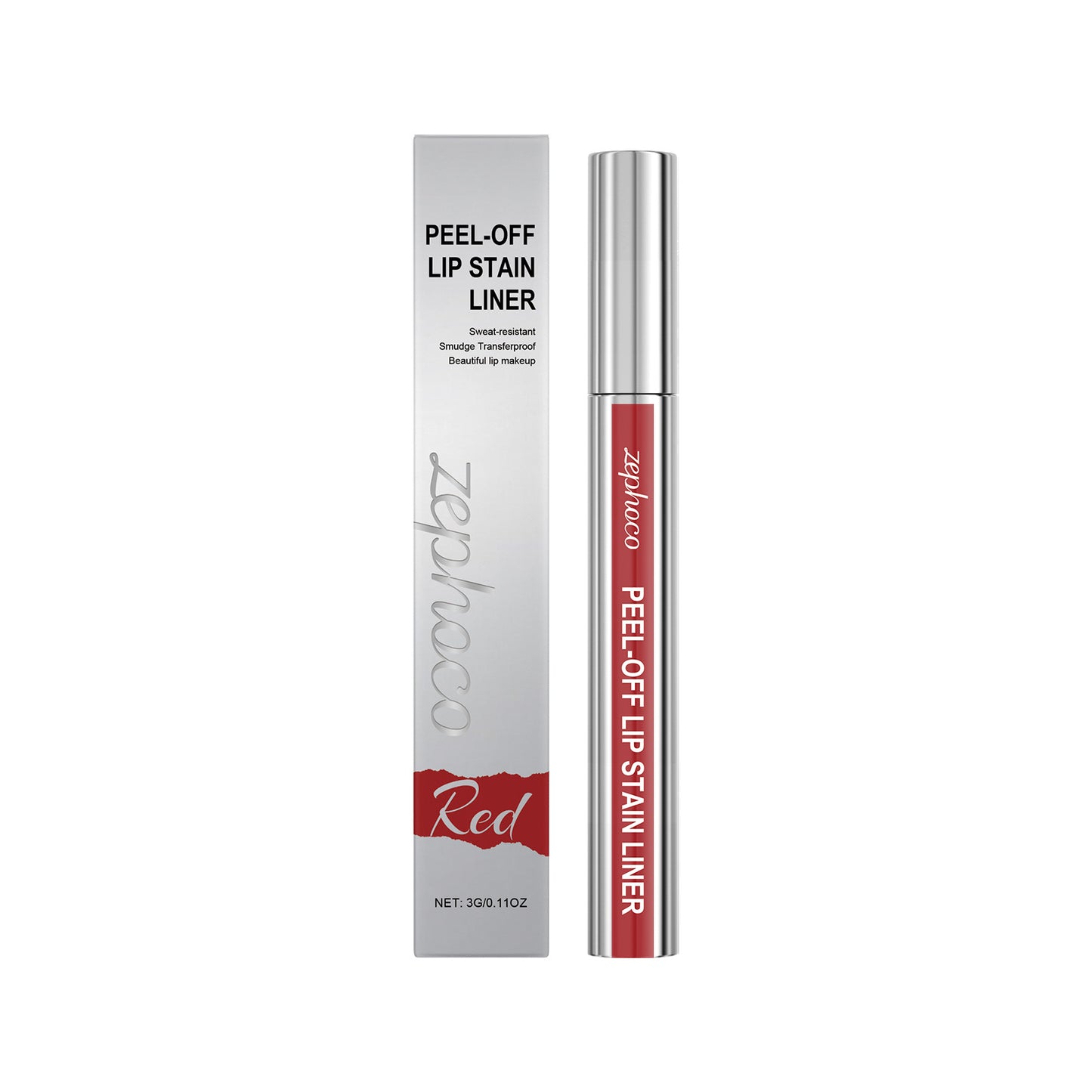 Zephoco Peel-Off Lip Stain Liner – Smooth Color Finish (Multi Shades)