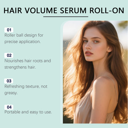 Sérum roll-on Hoegoa Hair Volume: hidratación ligera y cuidado diario del cuero cabelludo (28 ml)