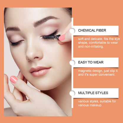 Nymixa Magnetic False Eyelashes Kit with Storage Case – Reusable No-Glue Lash Set