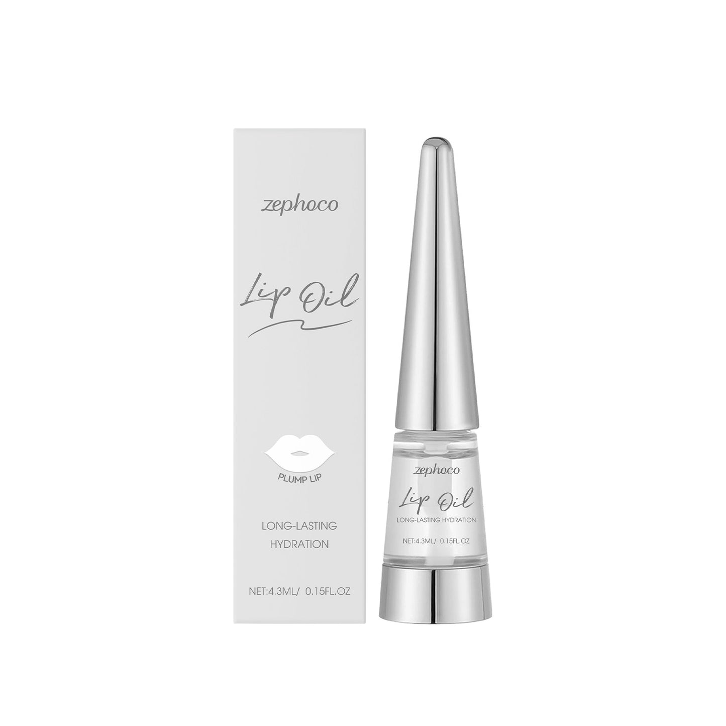 Zephoco Long-Lasting Hydrating Lip Oil – Nourishing & Soft Finish