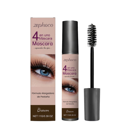 Zephoco 4-in-1 Lengthening & Volumizing Mascara (Black / Brown)