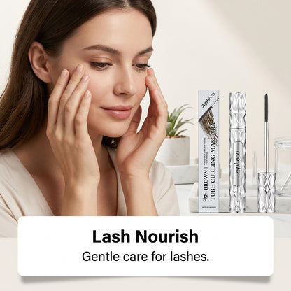 Mascara recourbant en tube Zephoco (Noir/Brun) – Formule waterproof allongeante et nourrissante pour les cils