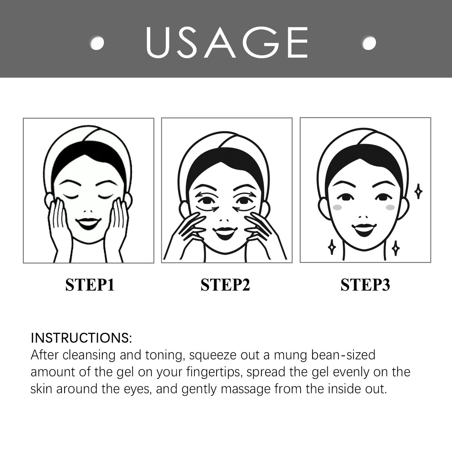 Gel reafirmante para ojos West&amp;Month: gel hidratante ligero para el contorno de ojos (10 ml)