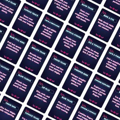 Cartes de jeu interactives pour couples – Amusant et romantique (50 cartes) (18+)