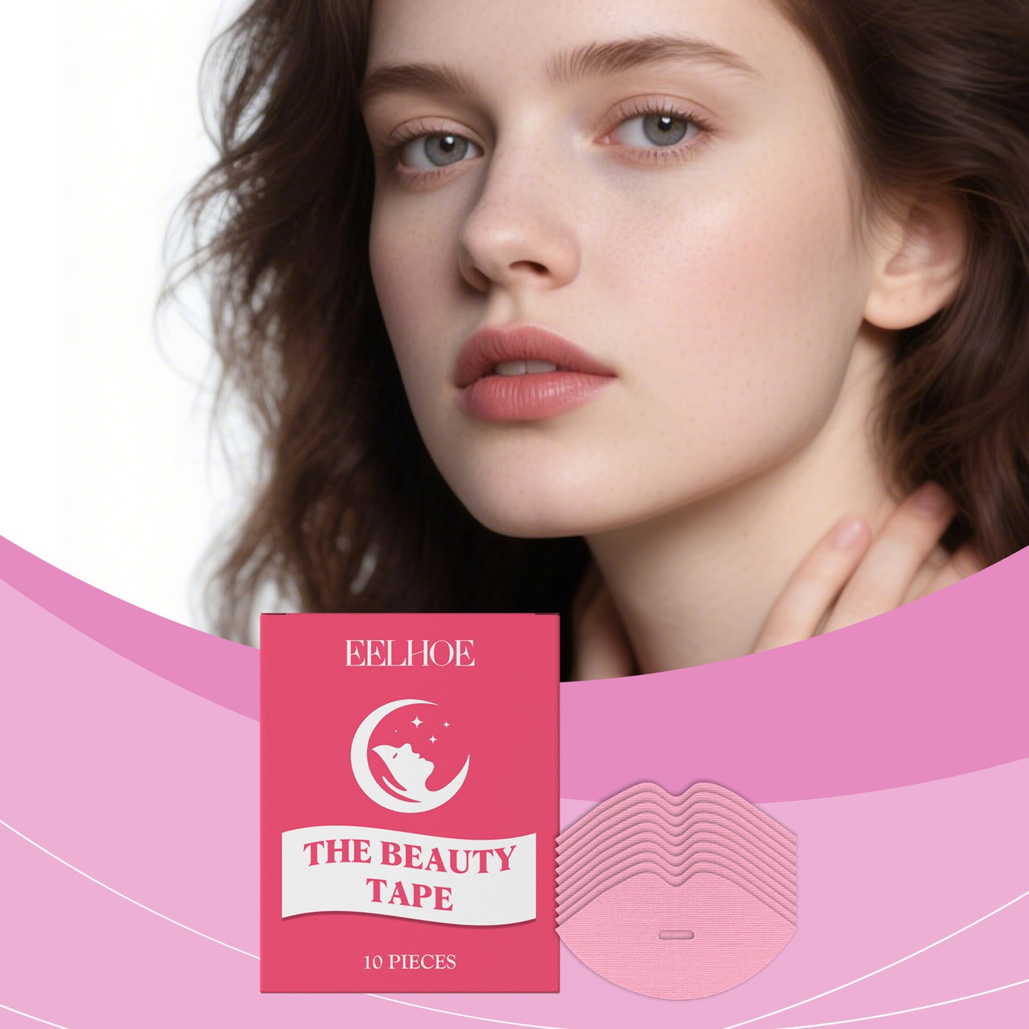 EELHOE Beauty Tape – Lip Moisture Patch for Smooth & Hydrated Lips (10 Pieces)