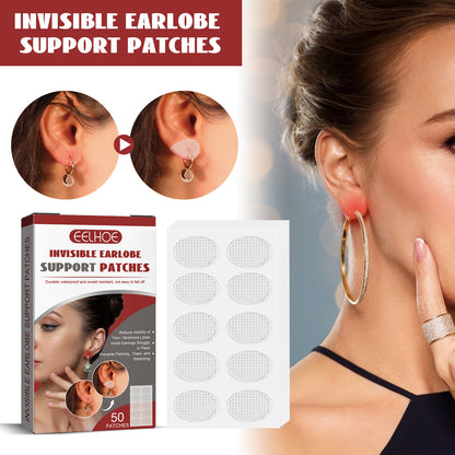 EELHOE Invisible Earlobe Support Patches – Lightweight Earring Support Pads