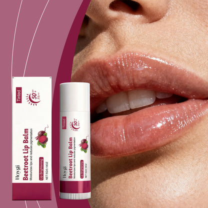 Hoygi Beetroot Tinted Lip Balm SPF 50 PA++ – Lightweight, Non-Sticky & Lip-Enhancing Care