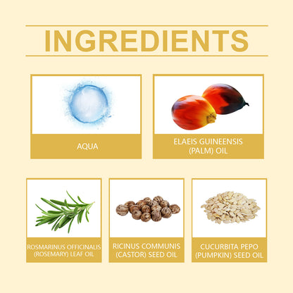 Aceites Hoegoa Batana – Aceite capilar nutritivo con aceites de romero, ricino y semillas de calabaza (100 ml)