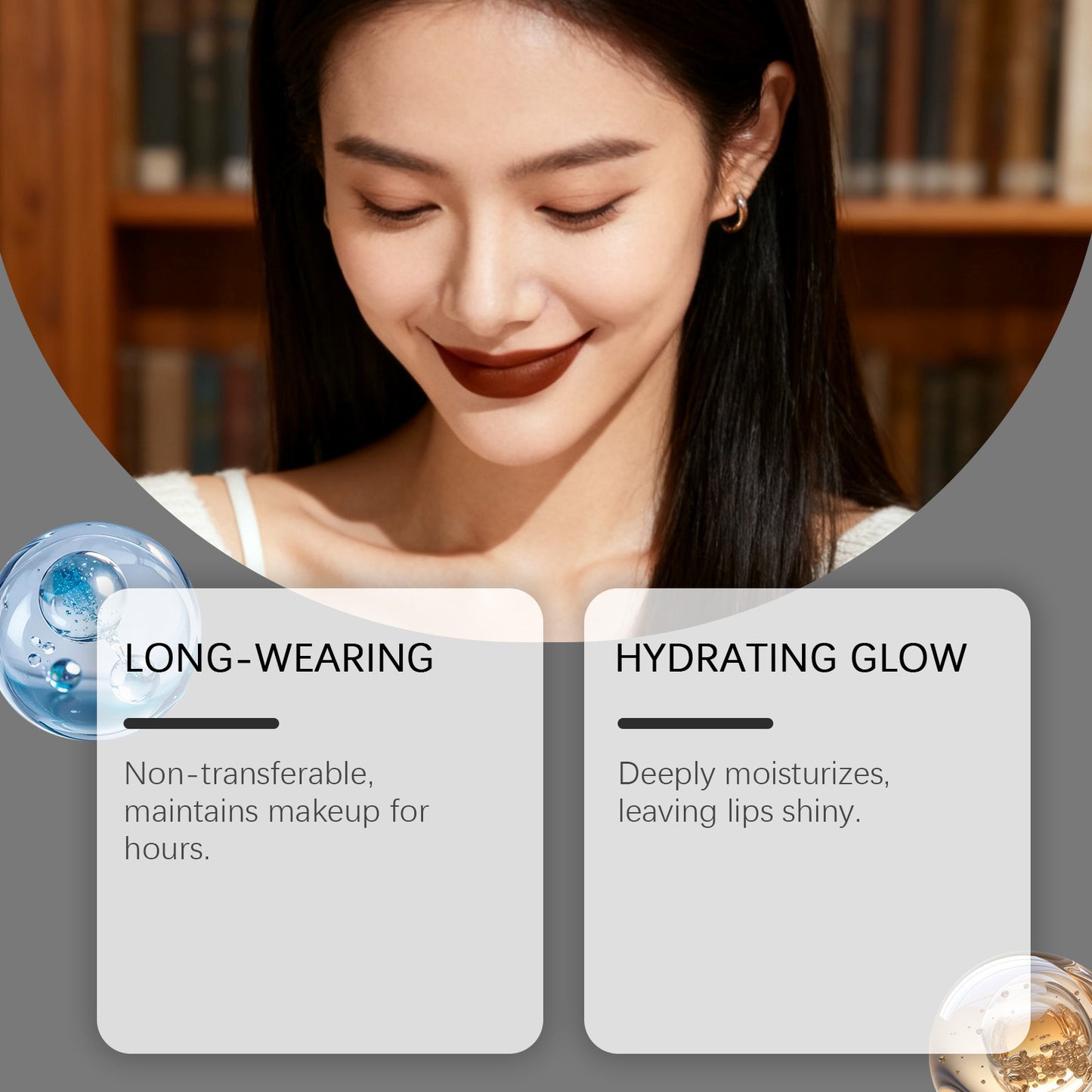 Duo Ampoule à Lèvres et Crayon à Lèvres – Définition Lisse Longue Tenue