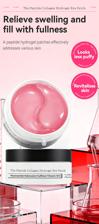 Parches de hidrogel de colágeno para ojos (60 unidades): hidratantes y refrescantes para el contorno de ojos 