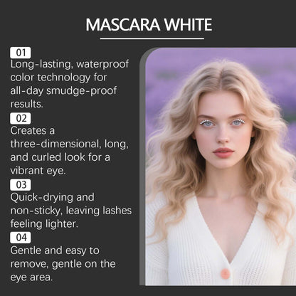 Máscara de pestañas Zephoco: fórmula resistente al agua, suave y sin grumos