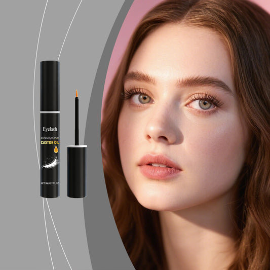 Castor Oil Eyelash Enhancing Serum – Lightweight Nourishing Formula for Daily & Overnight Lash Care