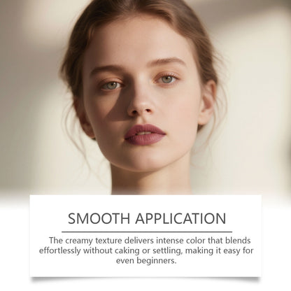 Coffret classique yeux et lèvres Zephoco Black Honey – Duo rouge à lèvres hydratant et mascara waterproof