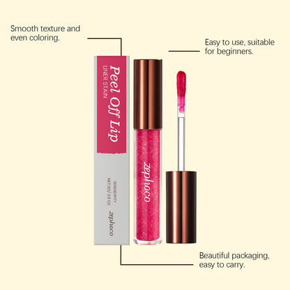Zephoco Peel-Off Lip Tint – Long-Lasting Color, Smooth Texture & Easy Application