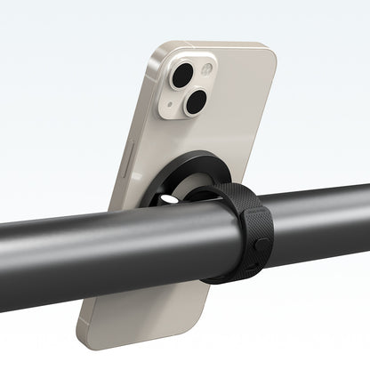 MagSafe Magnetic Phone Mount with Strap – Hands-Free Holder for Gym, Cart & Stroller