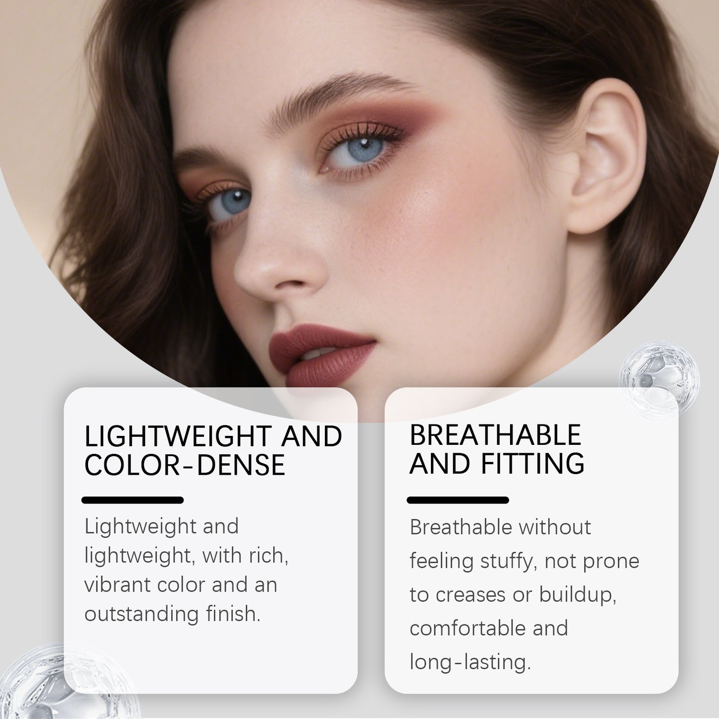 9-Color Nude Glam Eyeshadow Palette – Waterproof, Smooth & Long-Lasting Finish