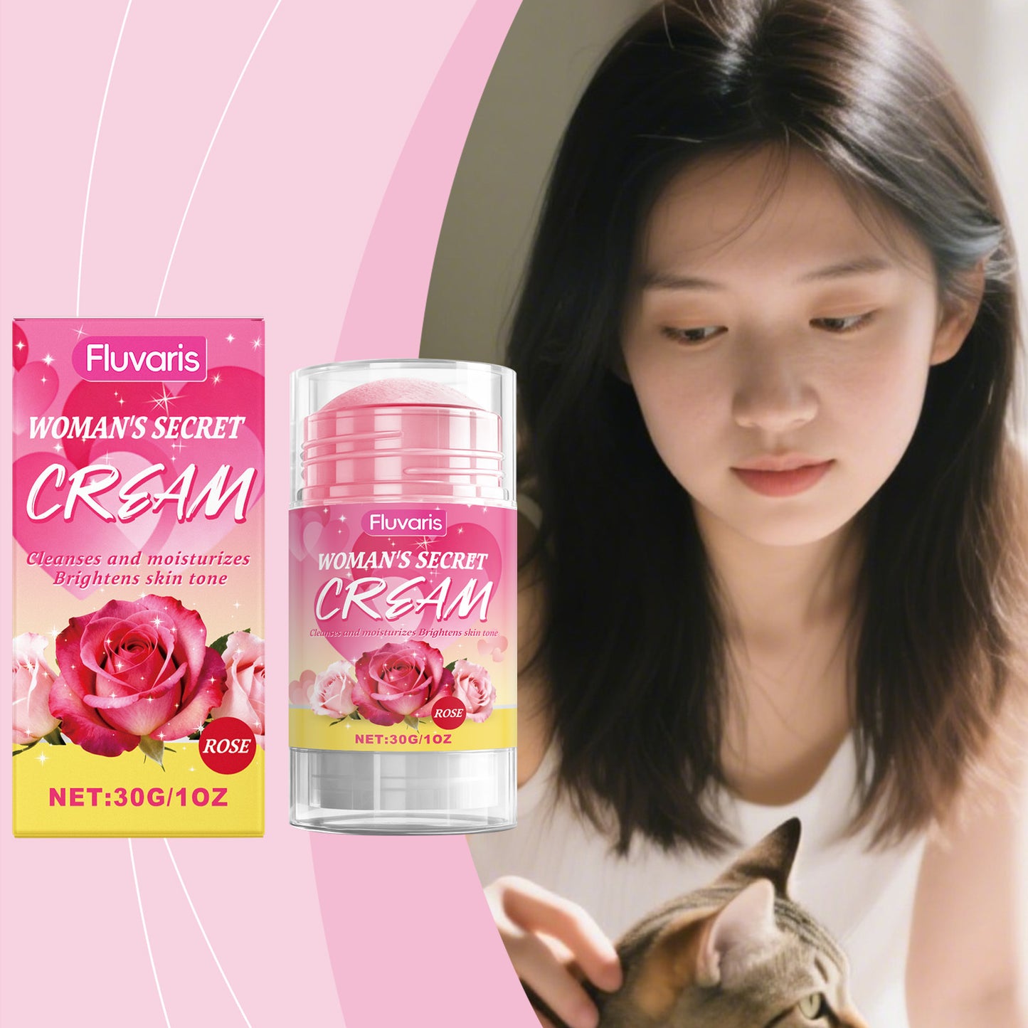 Fluvaris Women’s Secret Care Cream – Gentle Hydration & Daily Intimate Care • Lightweight Moisturizing Support (30g)